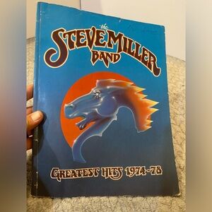 Steve Miller Band guitar tablature book. 1978 print
